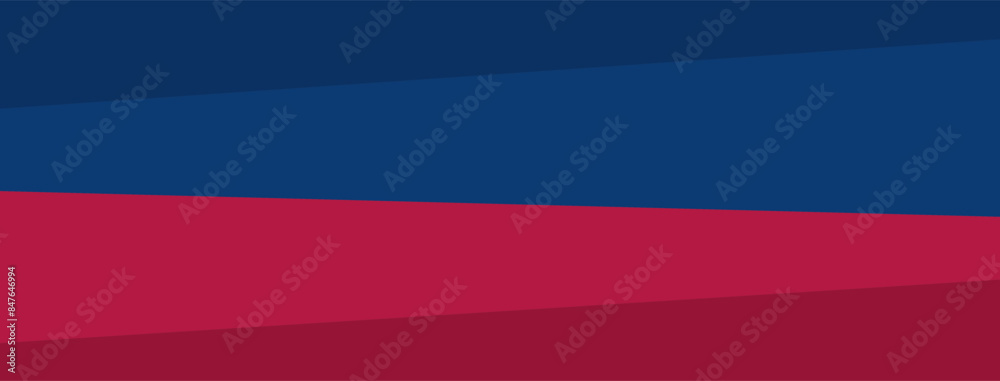 Naklejka premium Blue red stripped background template. America 4th of July Memorial or Independence day theme wallpaper.