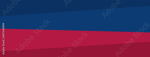 Blue red stripped background template. America 4th of July Memorial or Independence day theme wallpaper.