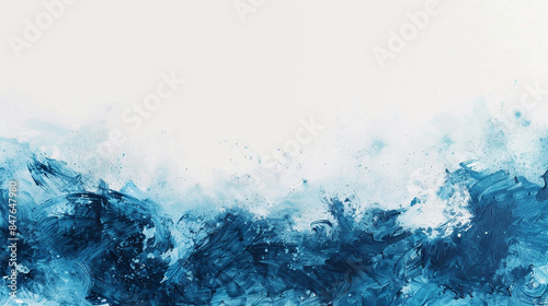 波が渦巻く背景画像