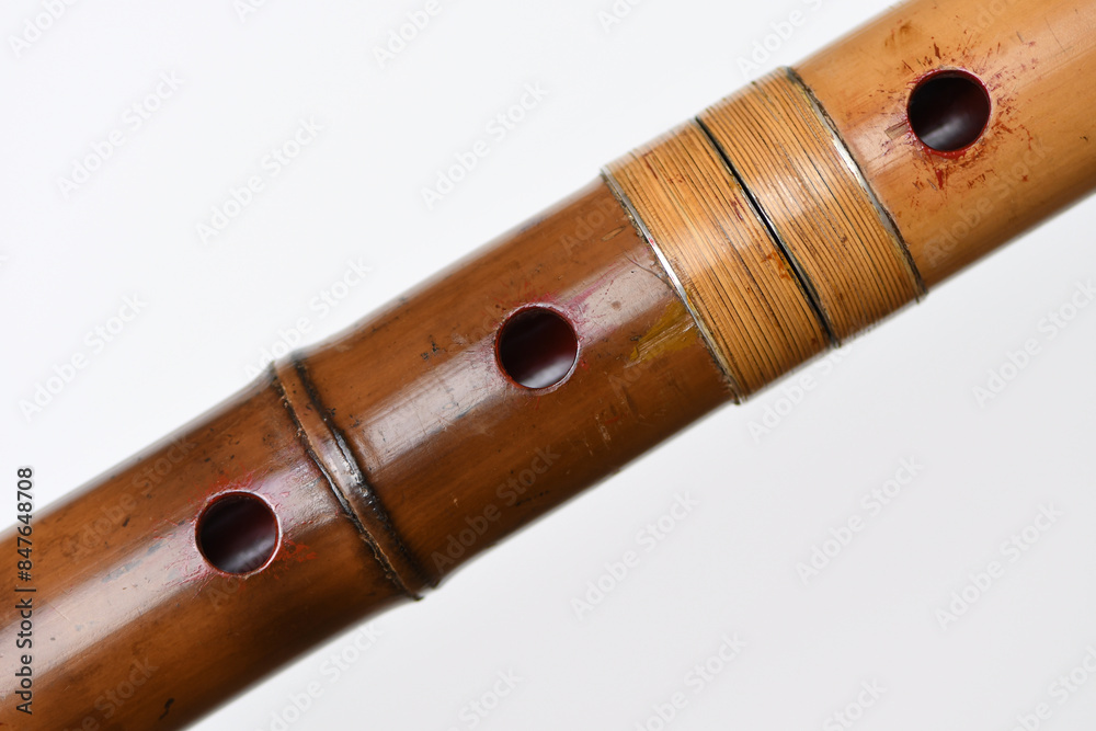 Naklejka premium 尺八