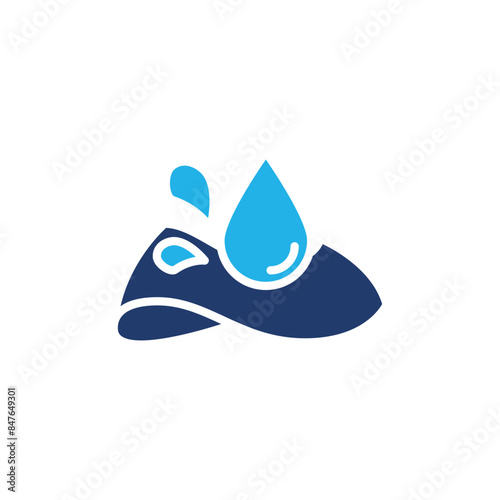 waterproof concept solid icon vector design good for web and mobile app