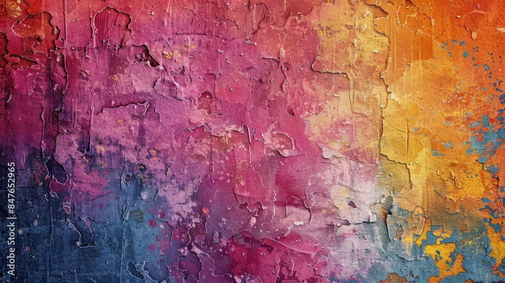 Fototapeta premium Abstract multicolored wall texture background
