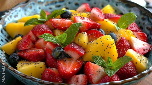 Wallpaper Mural The Beauty of Color in Fruit Salad Dishes  Torontodigital.ca