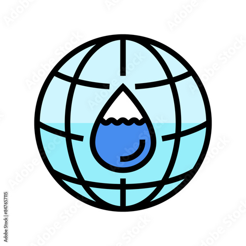 food world day color icon vector. food world day sign. isolated symbol illustration
