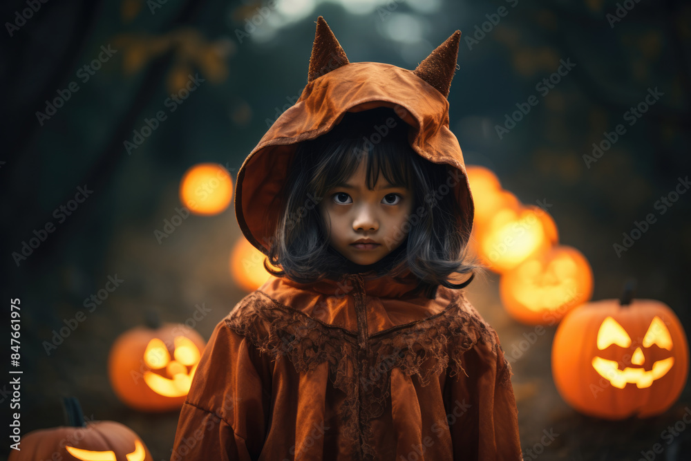 Naklejka premium 仮装, ファッション, 子供, ハロウィーン, お祝い, ホラー, イベント, Costume, Fashion, Children, Halloween, Celebration, Horror, Event