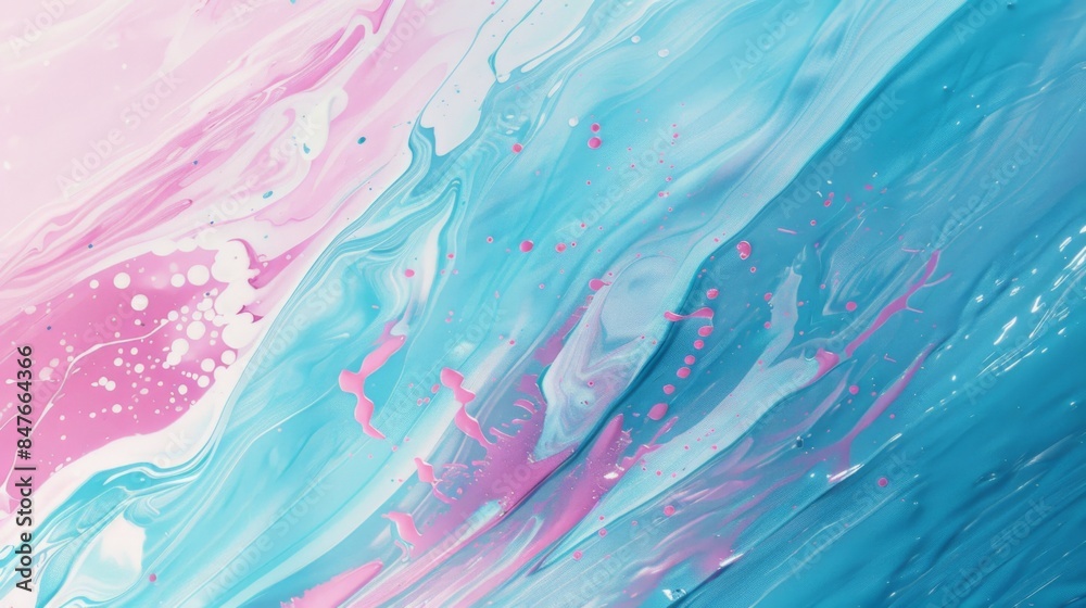 Naklejka premium Splash paint brush colors background illustration generated by ai