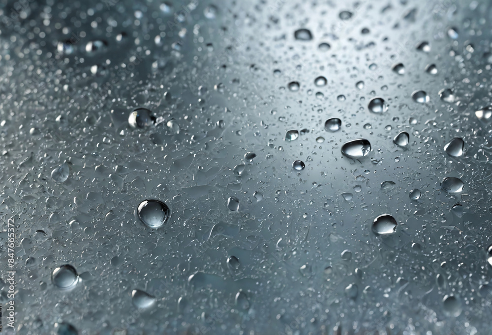 water droplets form on the surface of the glass water droplets form on the surface of the glass
