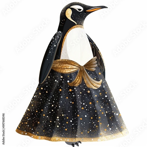 Penguin vintage glam dress  photo