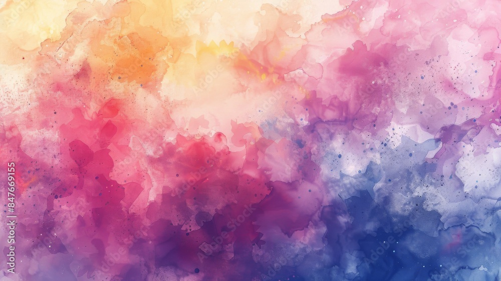 Watercolor brush background illustration generated by ai Watercolor brush background illustration generated by ai