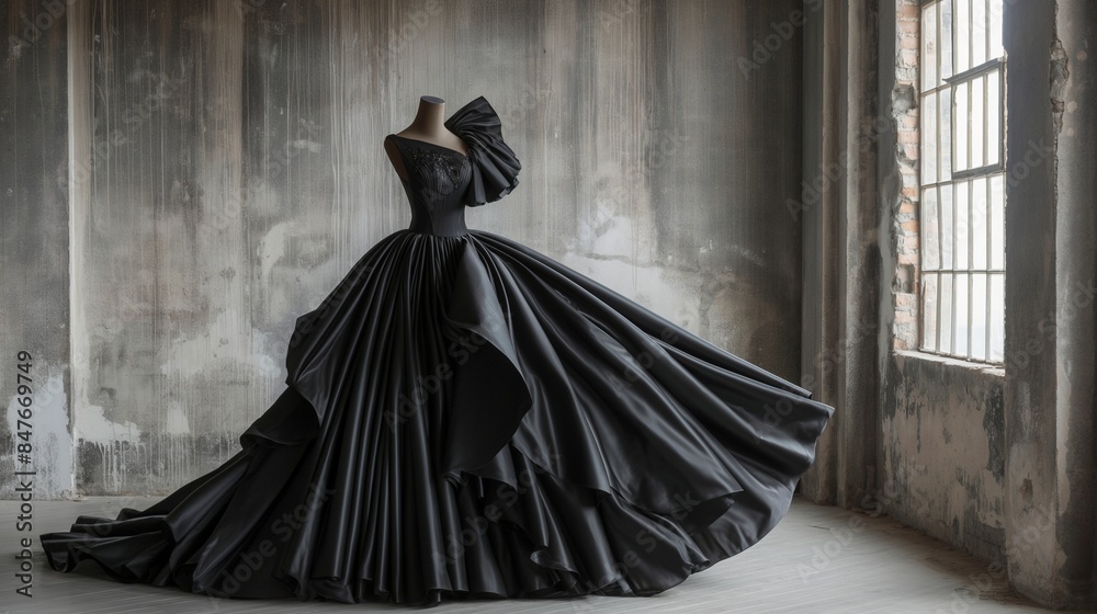 black color long stylish dress black color long stylish dress