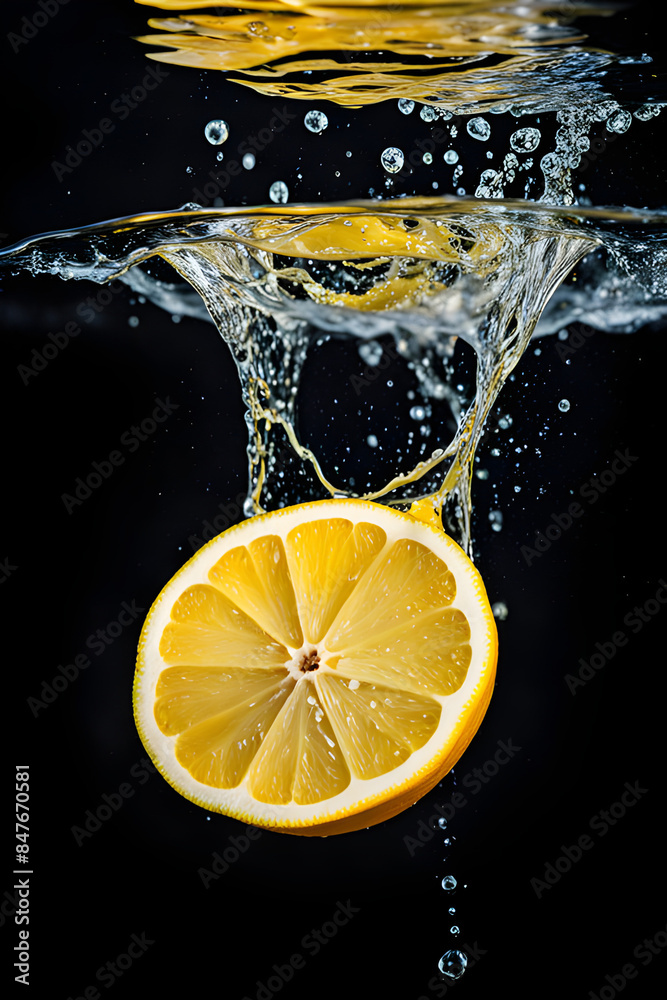 lemon in water