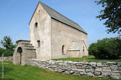 Sweden, the little old church of Kalla