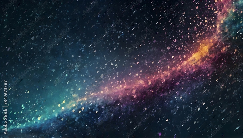 abstract magical rain, universe , stars, abstract magical rain, universe , stars,