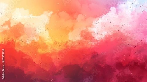 Watercolor brush background illustration generated by ai