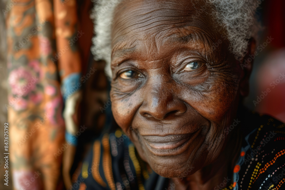 Portrait of a person with a hopeful expression, featuring bright eyes and a gentle smile.. AI generated. Portrait of a person with a hopeful expression, featuring bright eyes and a gentle smile.. AI generated.