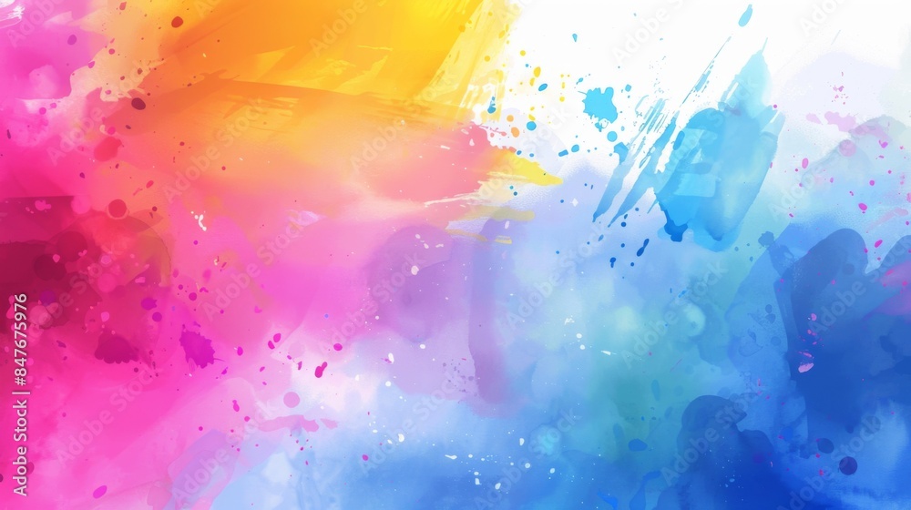 Watercolor brush background illustration generated by ai Watercolor brush background illustration generated by ai