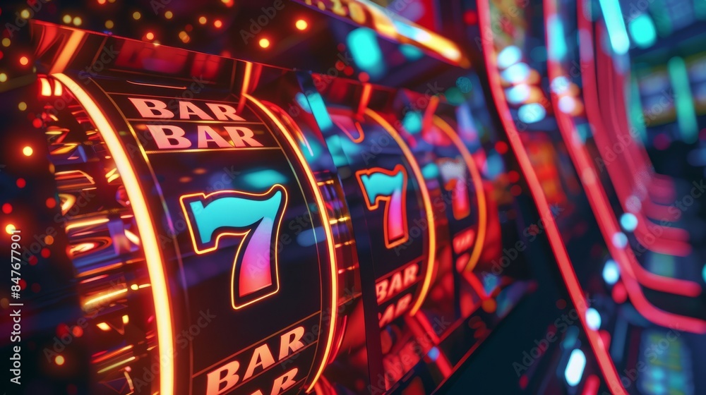 Big win 777 lottery casino concept with slot machine. Win jackpot in game slot machine Big win 777 lottery casino concept with slot machine. Win jackpot in game slot machine