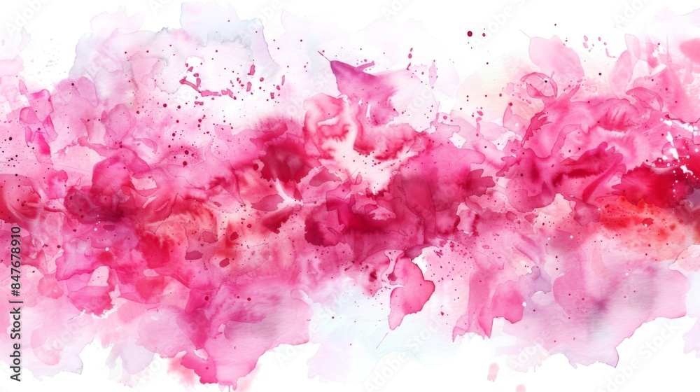Watercolor brush pink background illustration generated by ai Watercolor brush pink background illustration generated by ai