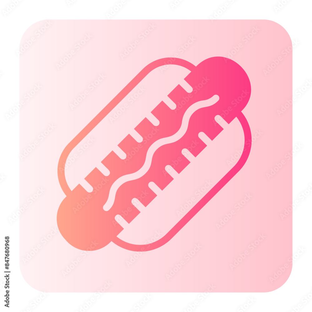 hotdog gradient icon