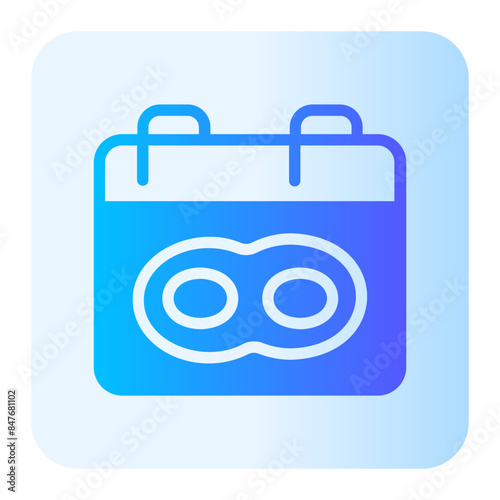 carnival fair gradient icon