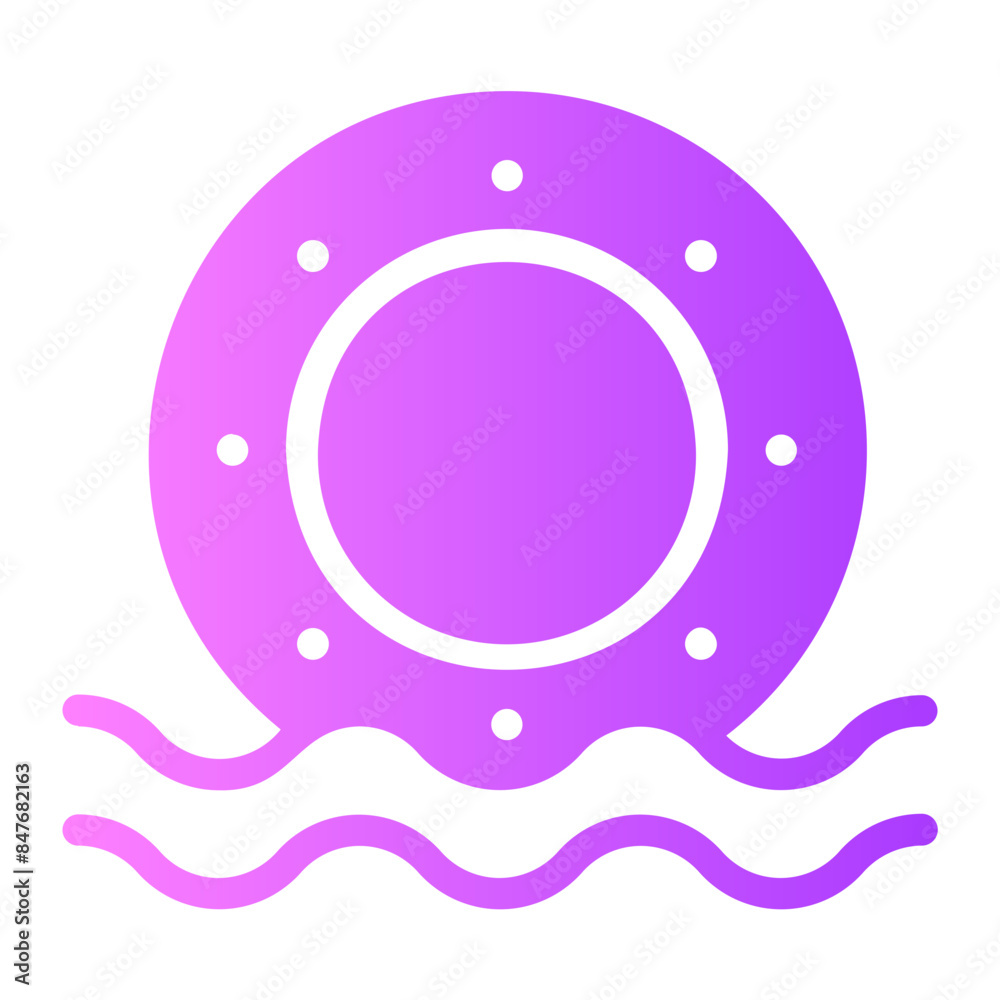 Naklejka premium zorbing gradient icon