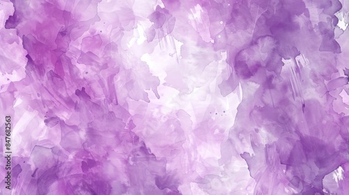 Watercolor brush purple background illustration generated by ai
