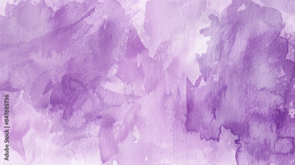 Fototapeta premium Watercolor brush purple background illustration generated by ai