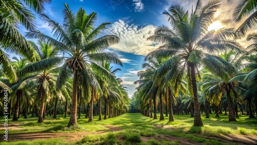 Palm oil plantation