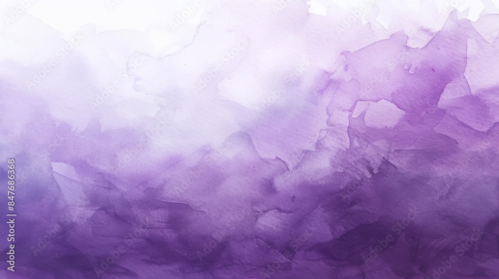 Obraz premium Watercolor brush purple background illustration generated by ai
