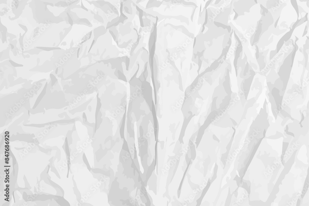 White clean crumpled paper