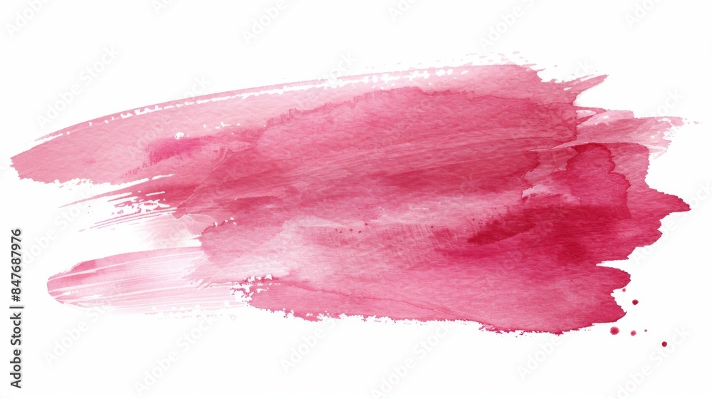 Watercolor brush pink background illustration generated by ai Watercolor brush pink background illustration generated by ai