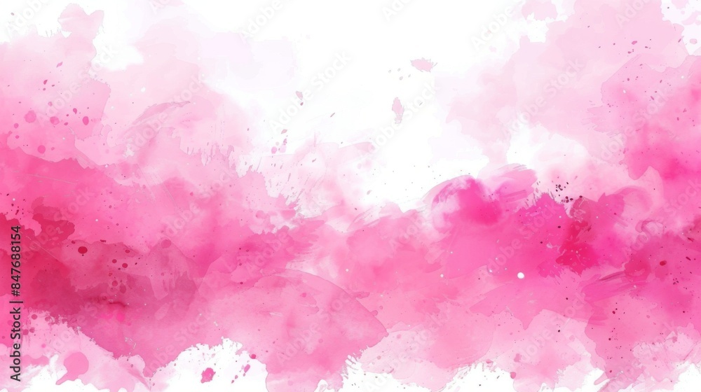 Watercolor brush pink background illustration generated by ai Watercolor brush pink background illustration generated by ai