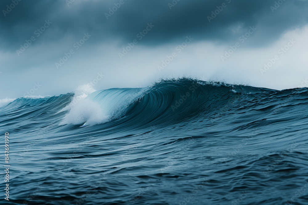 Close-Up of Powerful Ocean Waves Close-Up of Powerful Ocean Waves