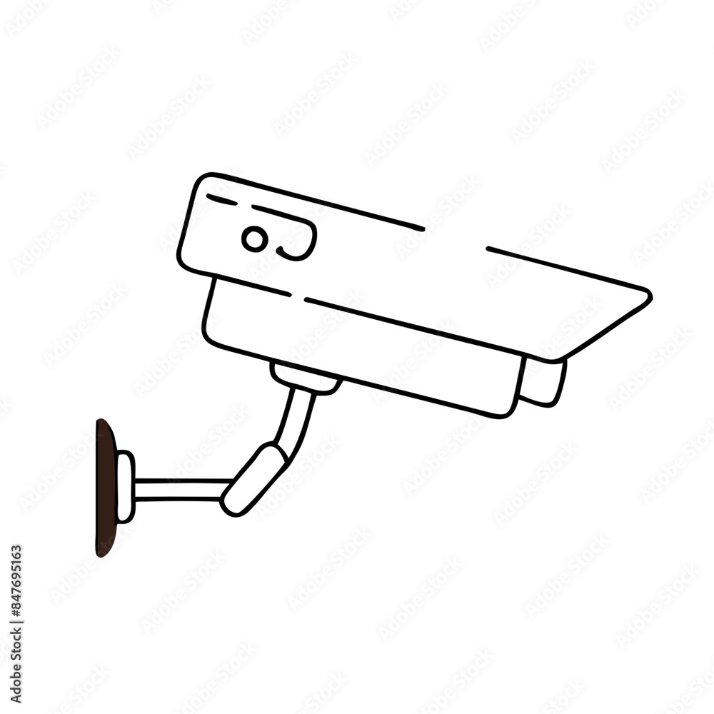 CCTV camera icon isolated CCTV camera icon isolated