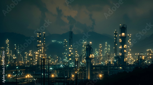 city skyline at night © muhmmad