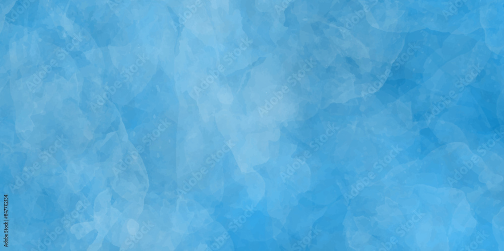 Obraz premium Abstract blue and white fantasy watercolor background texture .splash acrylic blue background .banner for wallpaper .watercolor wash aqua painted texture .abstract hand paint with stain backdrop .