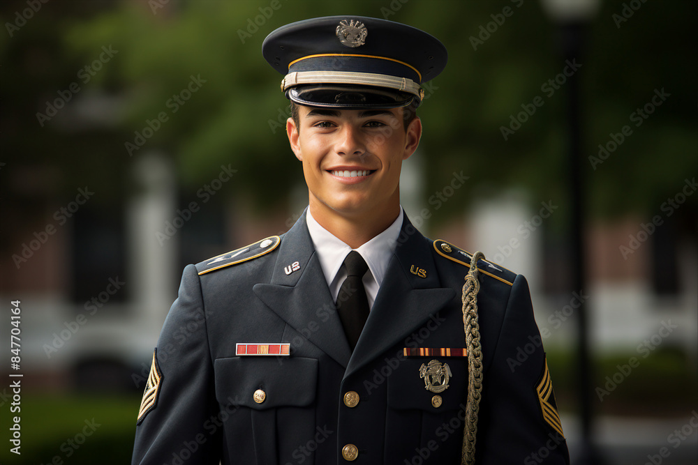 Close up portrait of a soldier during a military operation generative AI Close up portrait of a soldier during a military operation generative AI