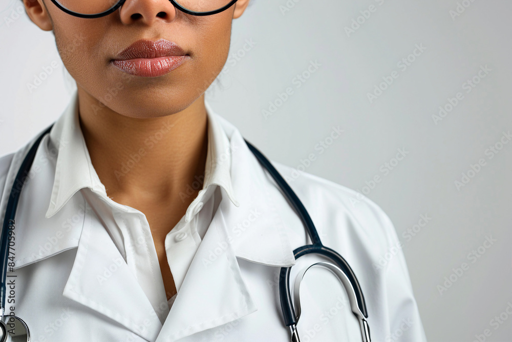 Patient at family doctor's consultation receiving insurance pills prescription Generative AI illustration Patient at family doctor's consultation receiving insurance pills prescription Generative AI illustration