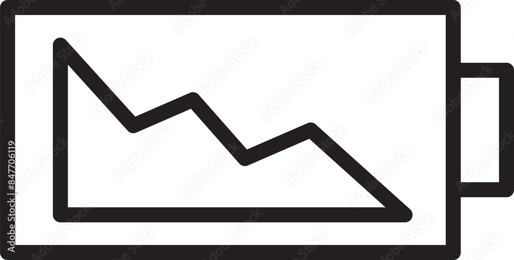 Battery Line Icon