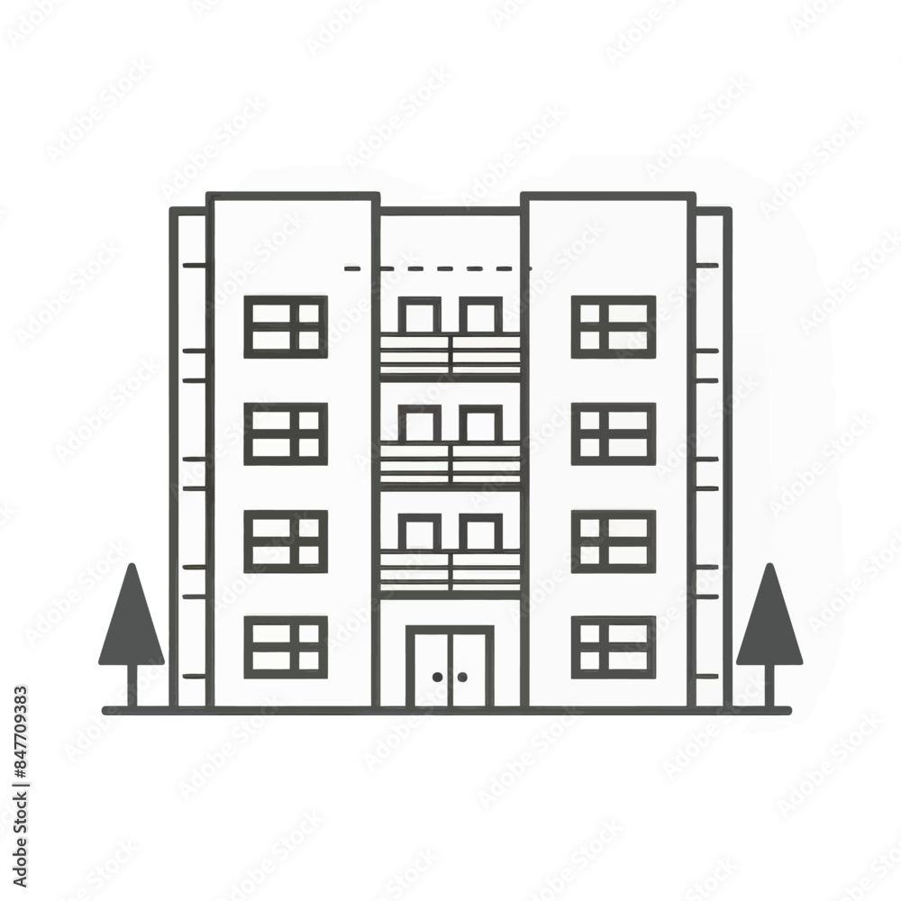 black and white building black and white building
