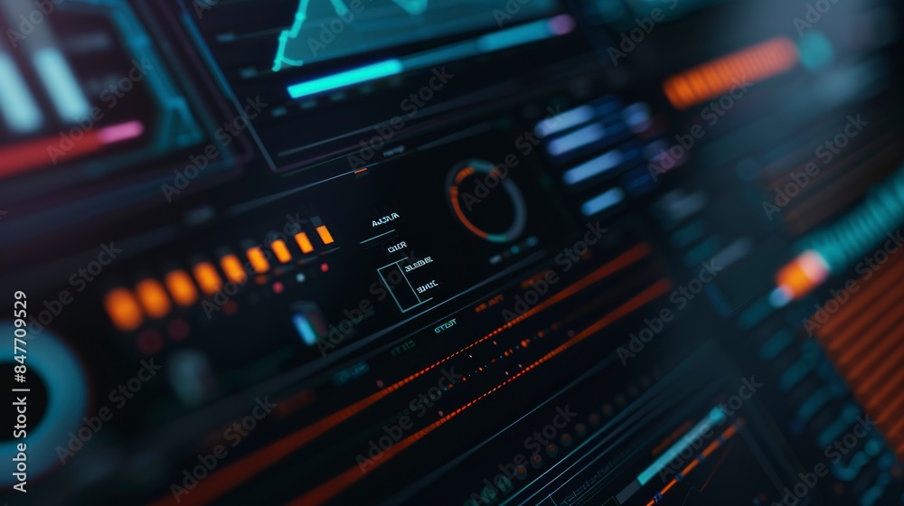 Close-up, factory logistics dashboard, monitor tracking shipments, no humans, detailed display, soft glow Close-up, factory logistics dashboard, monitor tracking shipments, no humans, detailed display, soft glow
