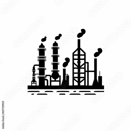 oil refinery factory