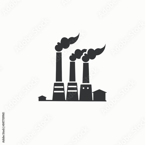 illustration of a factory