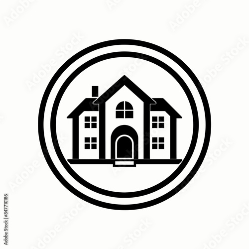home icon on a white background