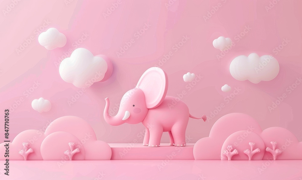 Editable baby elephant text effect Editable baby elephant text effect