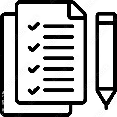 Task Line Icon