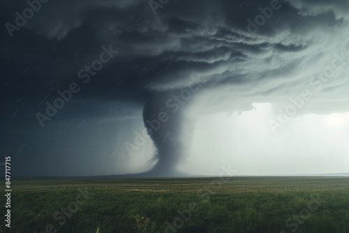 自然, 災害, 嵐, 台風, 竜巻, 草原, 牧草地, Nature, disaster, storm, typhoon, tornado, meadow, pasture