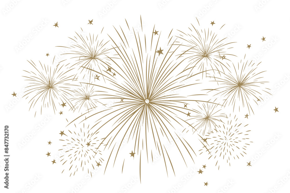 © krissikunterbunt - firework isolated on transparent background vector design illustration
