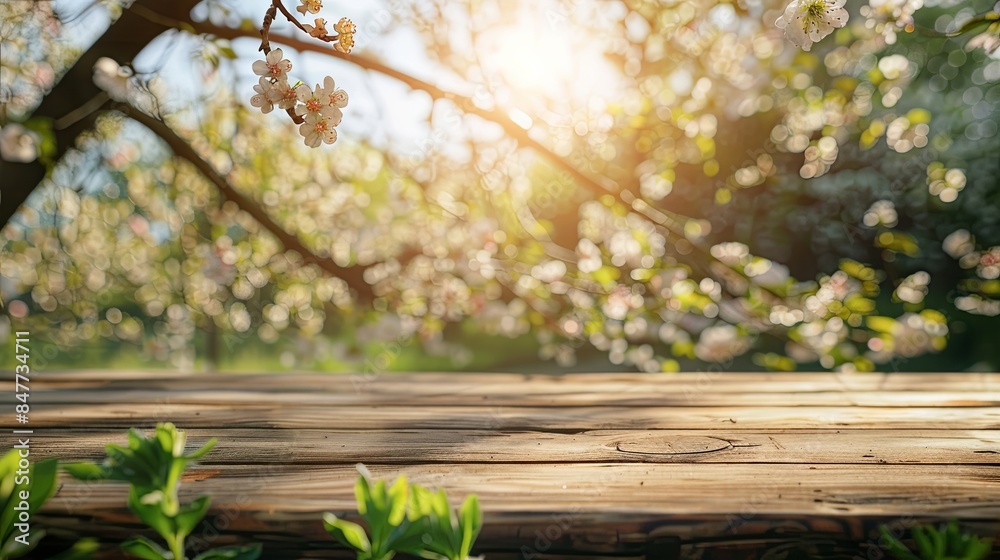Spring Awakening on a Lush Green Table Spring Awakening on a Lush Green Table
