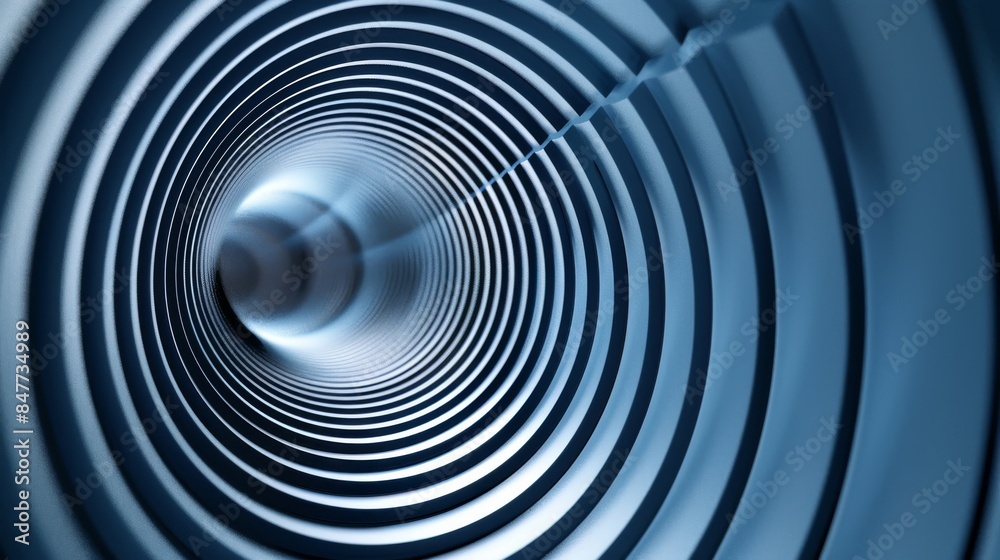 Monochromatic blue ripple effect pattern representing symmetry and wave propagation concepts in physics Monochromatic blue ripple effect pattern representing symmetry and wave propagation concepts in physics